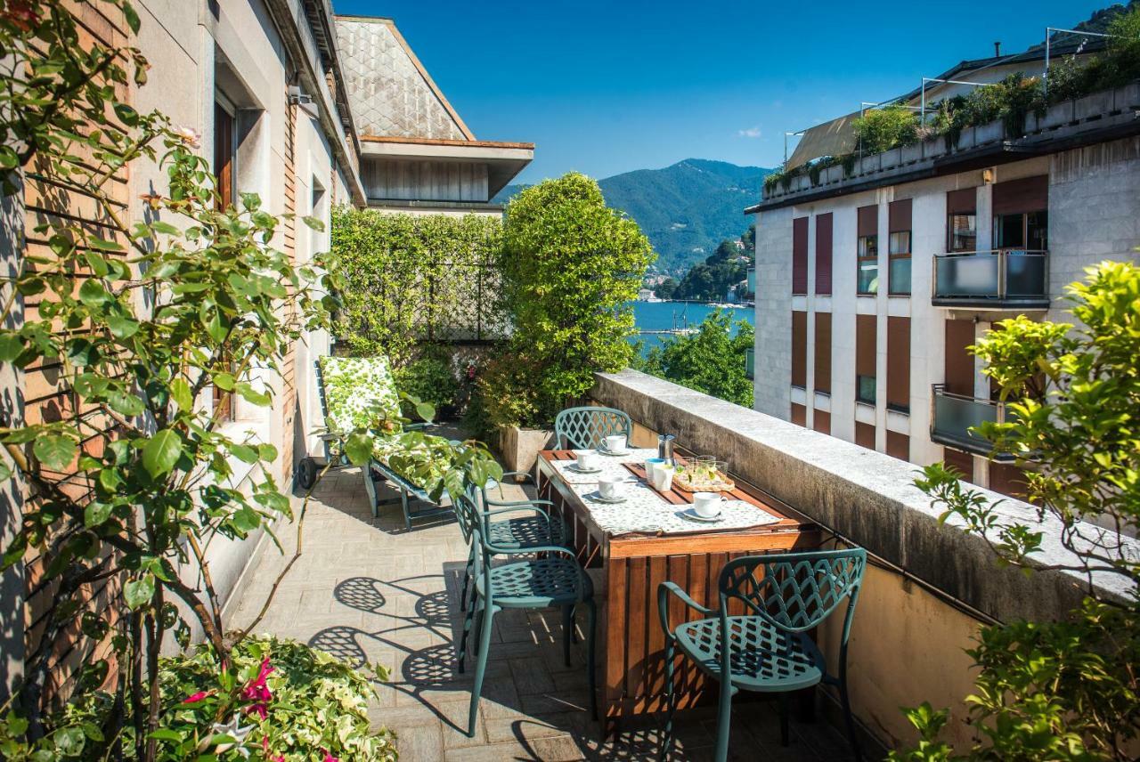 "The Terrace" Lake View - The House Of Travelers Como Exteriör bild
