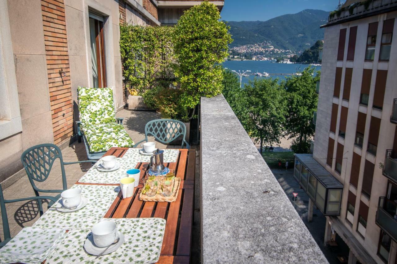 "The Terrace" Lake View - The House Of Travelers Como Exteriör bild
