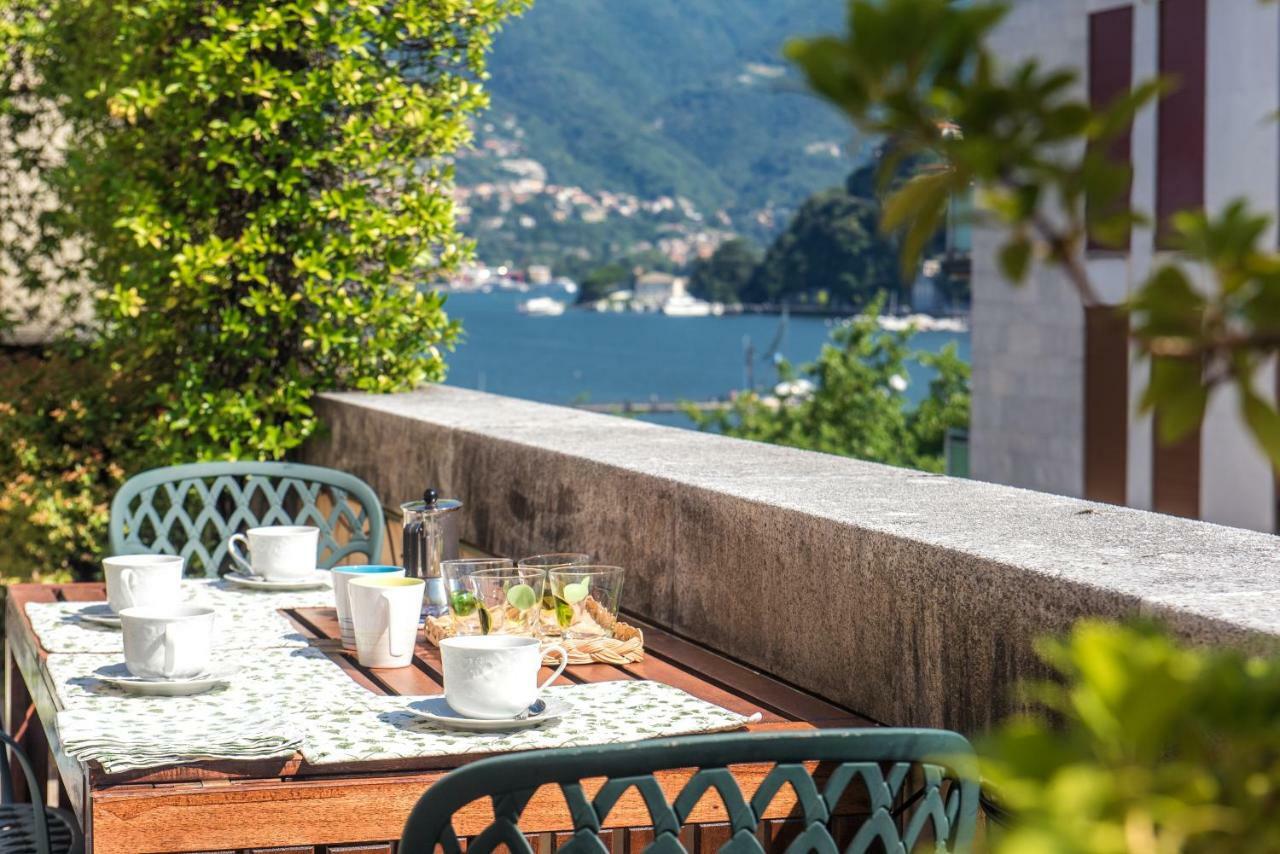 "The Terrace" Lake View - The House Of Travelers Como Exteriör bild